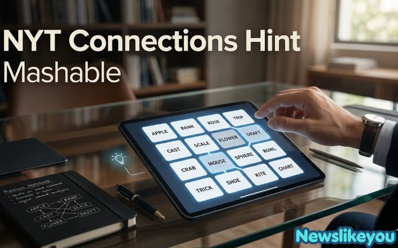 NYT Connections Hint Mashable